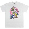Looney Tunes Men's Tweety n' Bugs Kickin' It Old School Airbrush T-Shirt Adult - 2 of 4