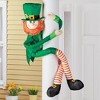 Collections Etc Festive Leprechaun Posable Hugger St. Patrick's Day Decoration 40 X 8 X 39 Green - 2 of 2