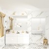 Apmir Rectangular Aluminum Alloy Framed and Tempered Glass Wall Bathroom Vanity Mirror in Matte Black/ Gold/ Silver/ Brown - 3 of 4