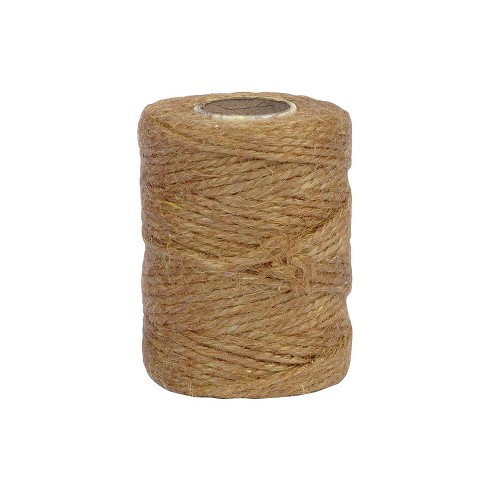 Nautical Rope for Crafts 100 Feet 5mm, Thick Hemp Jute Twine, Brown