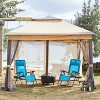 Yaheetech Set of 2 26in Outdoor Zero Gravity Chair Patio Lounge Camping Chair - 2 of 4