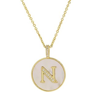 Gold Initial Necklace for Women, Personalized Letter Pendant with Gift Box for Christmas & Birthday - 1 of 4