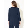 Catherines Women's Plus Size Anywear Rib Hacci Duet Topper - 3 of 4