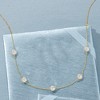 Ross-Simons 3.50 ct. t.w. CZ Station Necklace in 14kt Yellow Gold - 3 of 4