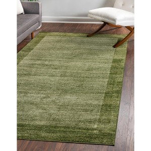 Unique Loom Del Mar Abigail Solid Indoor Woven Area Rug - 1 of 4