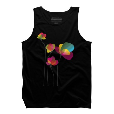 Men's Design By Humans Wild flowers By jirkasvetlik Tank Top