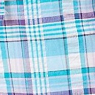 paradise blue plaid