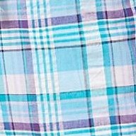 paradise blue plaid
