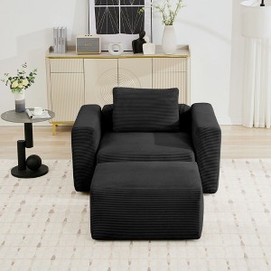 Hyleory Sectional Compression Sofa, Indoor Furniture Convertible Modular Compression Sectional Sofa Set - 1 of 1