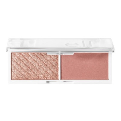 e.l.f. Bite-Size Face Duo Cosmetic Highlighter - Lychee - 0.16oz