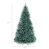Best Choice Products Premium Pre-Lit Artificial Spruce Christmas Tree w/ Dense Branches, Easy Assembly, Metal Hinges & Foldable Base - 2 of 4