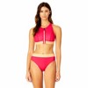Coppersuit Women's Colorblock Zip Longline Bra Swim Top - 4 of 4