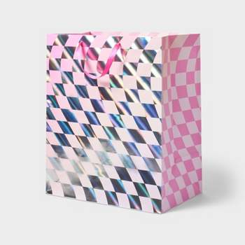 Checkered Jumbo Gift Bag - Spritz™