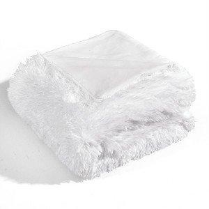 50"x60" Emma Faux Fur Throw Blanket - Lush Décor - 1 of 4