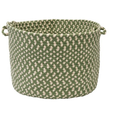 Colonial Mills Montego Utility Basket, 18 by 12-Inch, Lily Pad Green