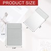 Unique Bargains Stainless Steel Pocket Travel PU Leather Mini Mirror - 2 of 4