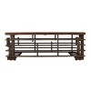Treasure Trove Accents Cocktail Table with Casters Briar Creek Dark Brown - 2 of 4