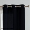 Dainty Home Hannah 2-pack Linen Textured Light Filtering Grommet Window Panels - 2 of 4