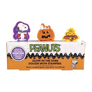 Innovative Designs 3pk Glow in the Dark Dough with Stamper Peanuts