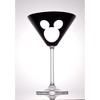 JoyJolt Disney Luxury Mickey Mouse Crystal Martini Glass - 10 oz - Set of 2 - 2 of 4