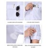 Clearlove Men's UPF 50+ Sun Protection Fishing Shirt Long Sleeve Button Down Travel Work Shirt with Pockets Quick Dry - 4 of 4