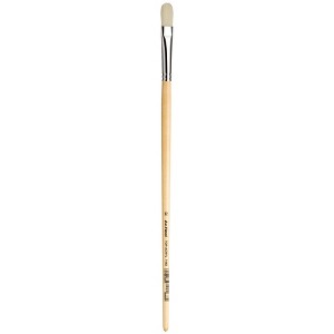 da Vinci TOP-ACRYL White Brush, Synthetic, Acrylic & Oil, Filbert, Series 7482, Size 12 - 1 of 3