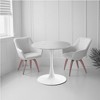 MAYEERTY Tulip Special Coffee Table,white marble color top,MDF Coffee Table , Kitchen Table,exective desk - 2 of 4
