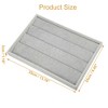 Unique Bargains Velvet Earring Jewelry Tray Stackable Storage Tray Showcase for Rings Earrings 1 Pc - 4 of 4