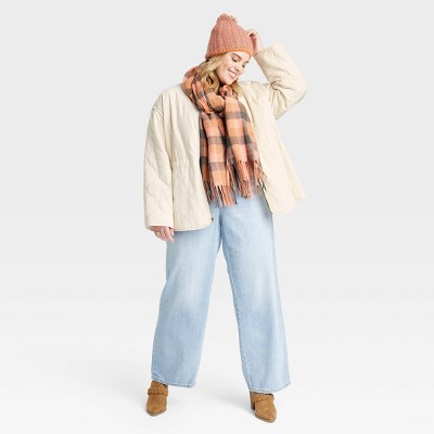 Women S Plus Size Corduroy Jacket Universal Thread White 1x Target