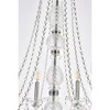 Elegant Lighting Verona 8 - Light Chandelier in  Chrome - 3 of 3