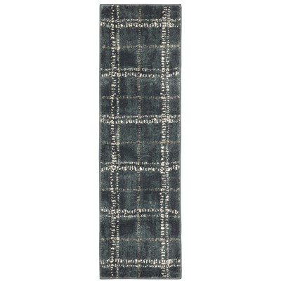 Oriental Weavers Carson 0746J Blue/ Ivory Indoor Area Rug - 2'3" x 7'6"