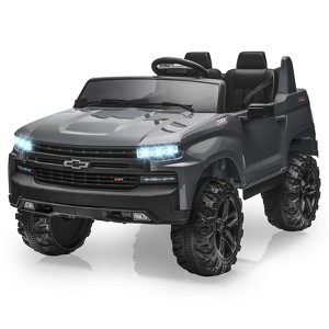 24V Ride on Truck for Kids,2-Seater Licensed Chevrolet Silverado with Parent Remote,3 Speeds, 4×Spring Suspension, Wireless Music & MP3 - 1 of 4