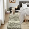 Machine Washable Area Rugs Distressed Floor Mat Non Slip Vintage Printed Indoor Carpet Stain Resistant Low Pile Throw Rug for Bedroom Living Room - 2 of 4