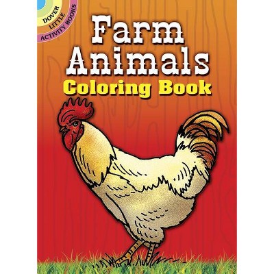 Farm Animals Coloring Book - (Dover Little Activity Books) by  Lisa Bonforte (Paperback)