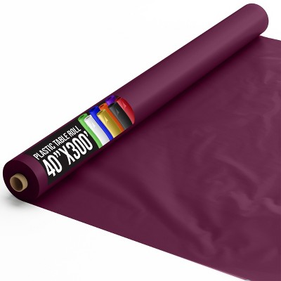Crown  Plastic 40" x 300' Tablecloth Roll