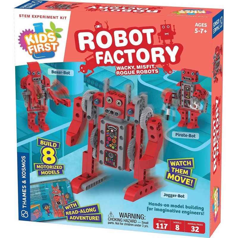 Thames & Kosmos Kids First Robot Factory: Wacky, Misfit, Rogue Robots, 1 of 2