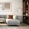 Adesso 65" 3-way Jeffrey Shelf Floor Lamp Brass: Modern Design, Linen Shade, No Bulb Included - 2 of 2