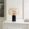 Runa 14 Inch Table Lamp - Amber/Black Marble - Safavieh. - image 3 of 4