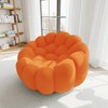 WJShome Bubble Couch,48.43inch Loveseat Sofa,Lazy Floor Sofa,Curved Couch For Living Room, Office, Apartment, No-Assembly - 2 of 4