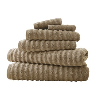 Modern Threads 6 Piece Luxury Wavy Towel Set.