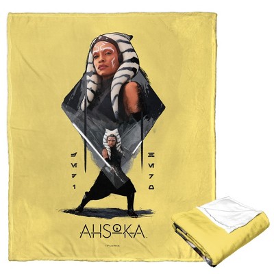 Disney Star Wars Ahsoka Galactic Investigation Silk Touch Throw Blanket 50x60 Inches