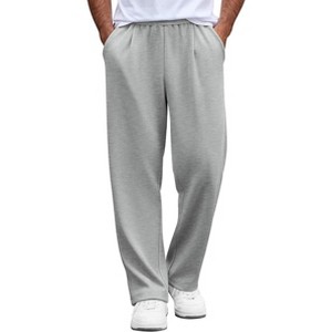 COOFANDY Mens Casual Sweatpants Open Bottom Lounge Pants Lightweight ...