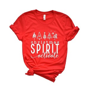 Simply Sage Market Women's Christmas Spirit Activate Short Sleeve Graphic Tee - 1 of 4