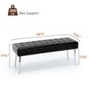 Arceso Entryway Bench, 44.5" Upholstered Bedroom Benches, End of Bed Bench with Metal Legs, for Decorative, Living Room, Dining Room - 4 of 4