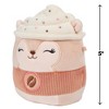 Squishmallows 5" Reza the Latte Squirrel - Official Jazwares Plush - Collectible Soft & Squishy Coffee Stuffed Animal- Gift for Kids, Girls & Boys - 2 of 4