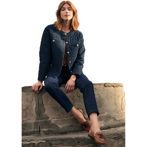 Jessica London Quitled Denim Lady Jacket - 1 of 2