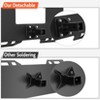 Quick Attach Skid Steer Mount Plate 3/8" Thick 3000LBS Load Steel Adapter Loader, with 2" Removable Trailer Hitch Receiver - 3 of 4