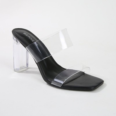Berness Women's Emmi Clear Block Heel Mules - image 5
