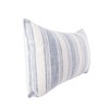 C&F Home 14" x 22" Gideon Thin Stripe Navy Pillow - 3 of 4