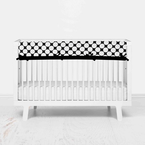 Black and white discount cot bed bedding